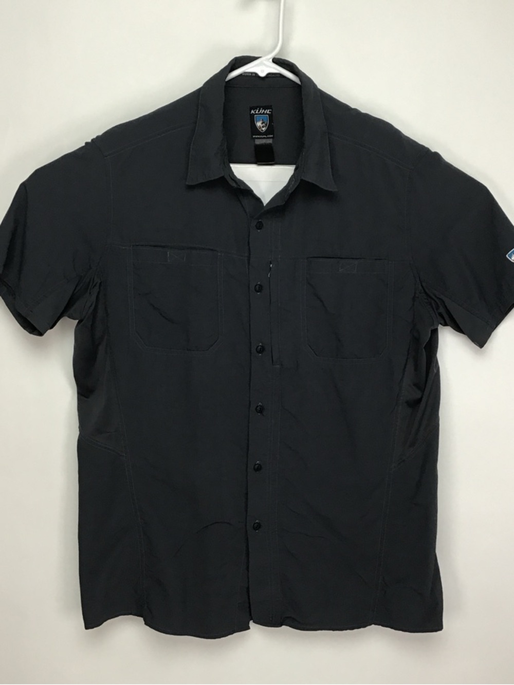 Kuhl men’s short sleeve button up shirt large